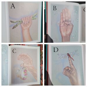 Sign Language "The Handmade Alphabet" Book ~ Images of ABC's ~ GUC-FINAL PRICE!